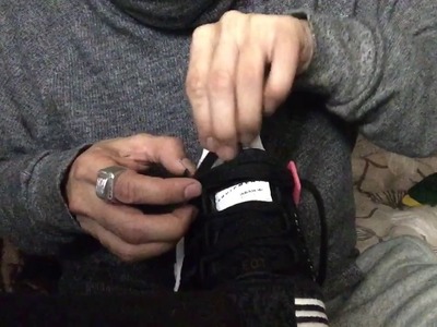 How to lace you adidas eqt 93.17  boost tutorial