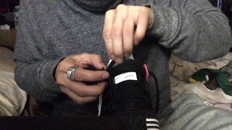 How to lace you adidas eqt 93.17  boost tutorial