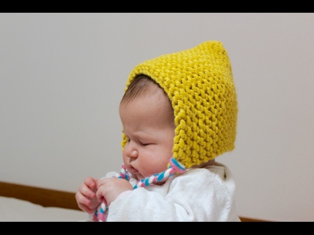 How to Loom Knit an Easy Baby Hood