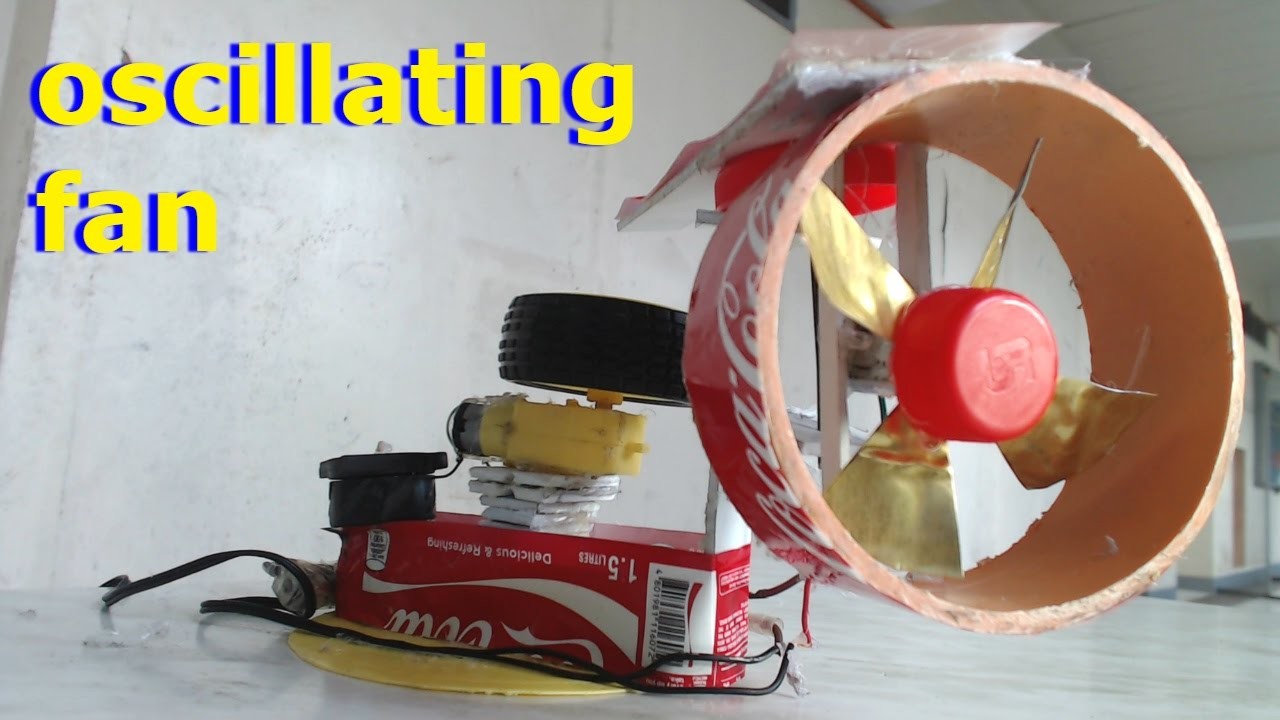 how-to-make-a-fan-oscillating-fan-at-home