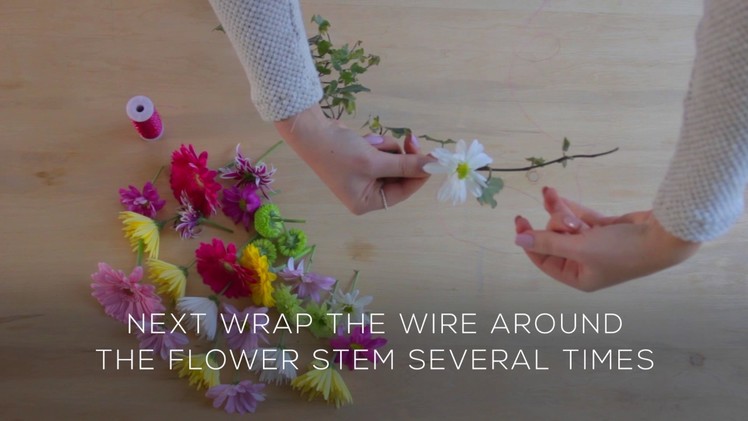 How To Make a Flower Crown with Fresh Flowers