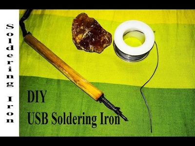 How to make a MINI 12v Battery Powered Soldering Iron Tool