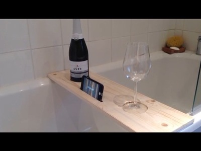 How to make a wooden bath caddy