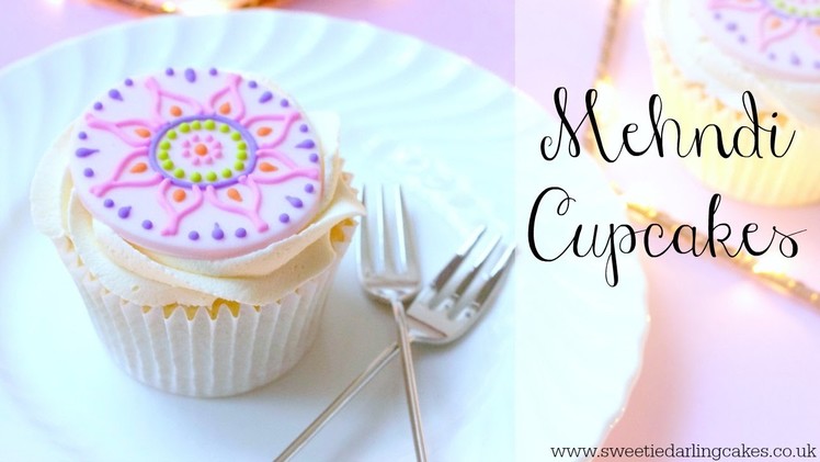 How To Make Mehndi Cupcake Toppers