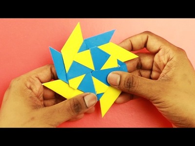 How to Make Paper Transforming Ninja Star - Origami