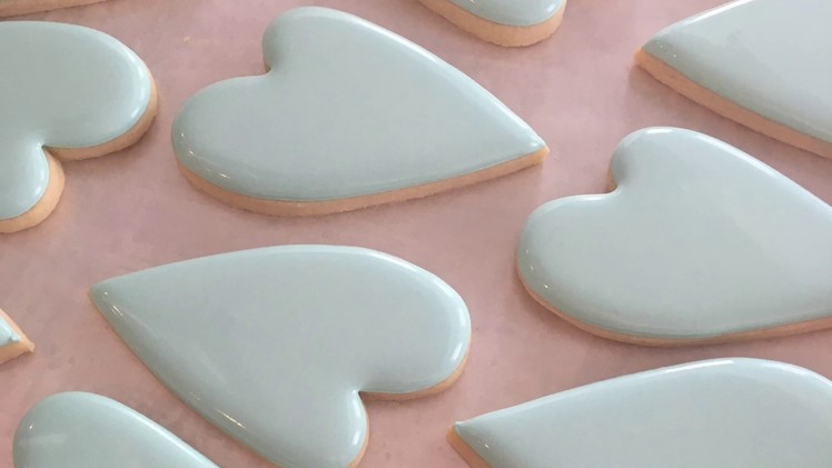 How To Make Simple Plaid Heart Cookies