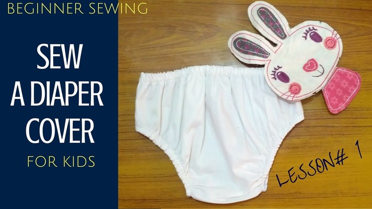 How to Sew a Simple Baby Diaper Cover with Free Pattern