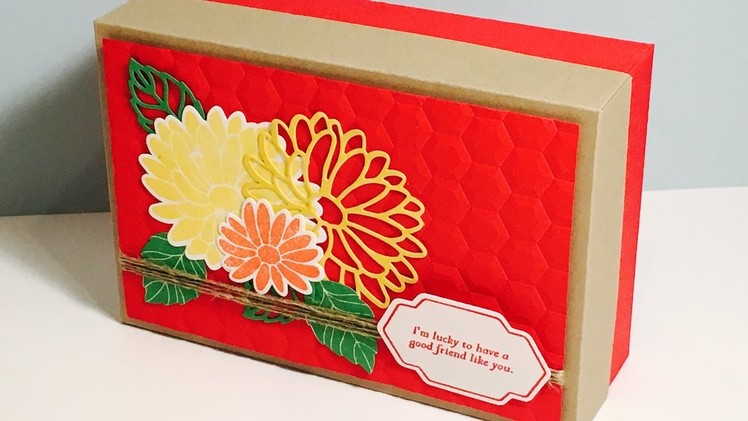 Large Handmade Gift Box with Special Reason by Stampin' Up