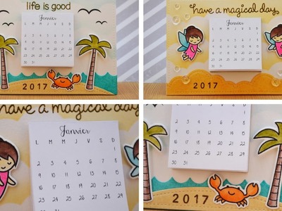 LAWN FAWN || Fairy Friends + Life is Good stamp sets || Handmade Calendars