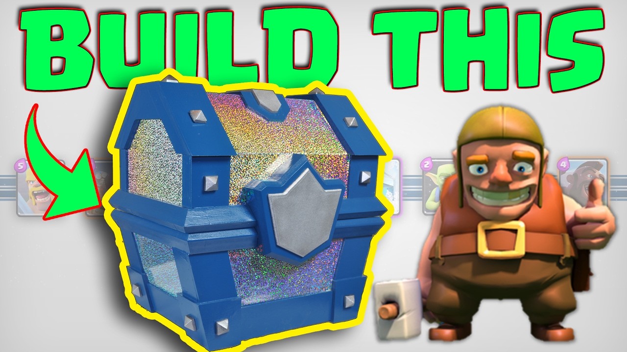 MAKE A REAL LEGENDARY CHEST!! HOW TO GUIDE Tutorial Clash Royale