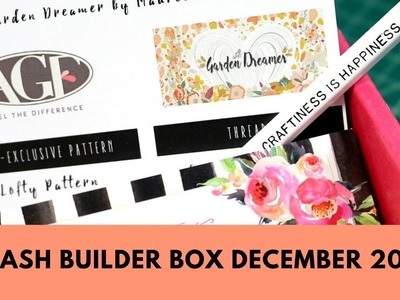Mega Stash Builder Box December 2016 Unboxing [Sewing & Quilting Subscription Box Review]