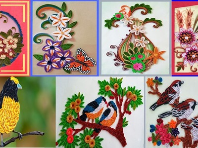 ☑️Paper Quilling Art ⏭ quilling designs for Latest Projects. .