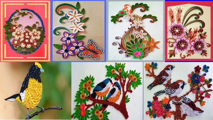 ☑️Paper Quilling Art ⏭ quilling designs for Latest Projects. .