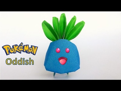 Pokemon: Origami Pokemon Oddish by PaperPh2