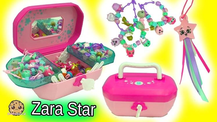Shopkins Jewelry Box 18 Exclusive Shopkins Charms + Season 6 Zara Star + Crystal Surprise