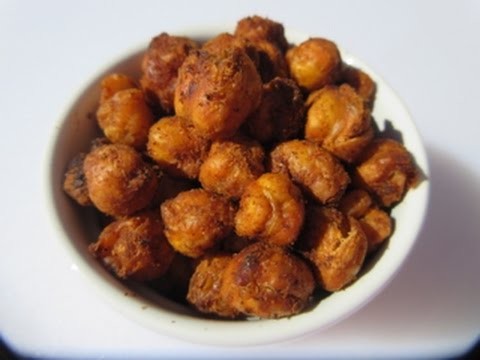 SUPER BOWL ROASTED CHICKPEAS - How to make OVEN ROASTED CHICKPEAS Recipe