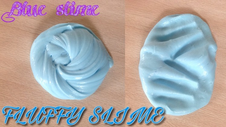 ふわふわスライムの作り方.fluffy slime!