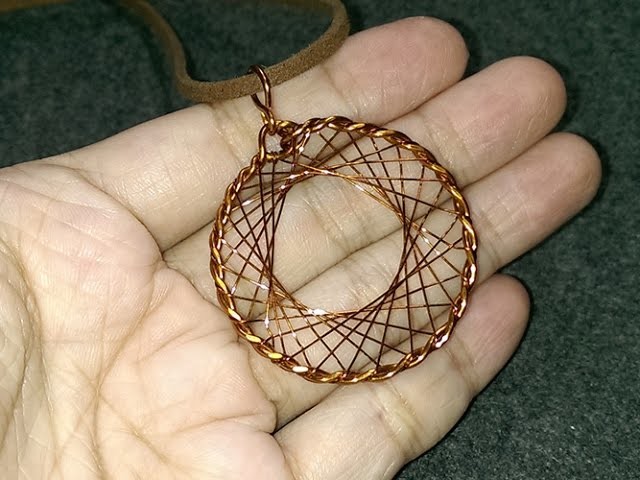 Wire pendant - How to make wire jewelery 191