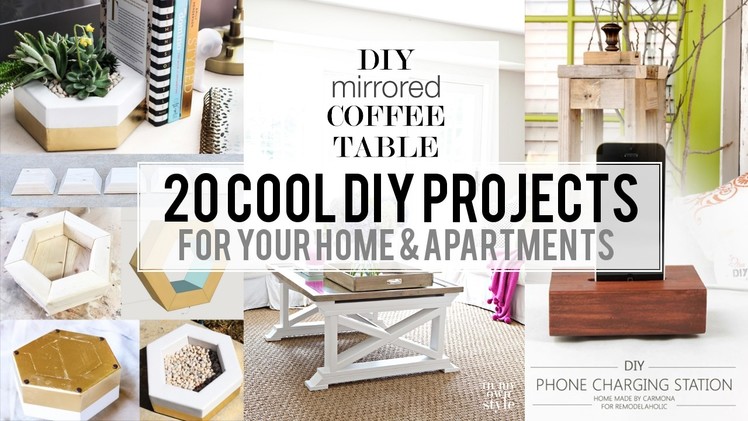 20 Cool Home decor DIY Project