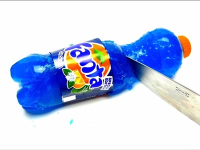 DIY - Blue Fanta Jelly Bottle