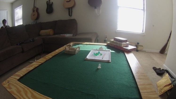 DIY Coffee Table Conversion, Gaming Table Topper Build