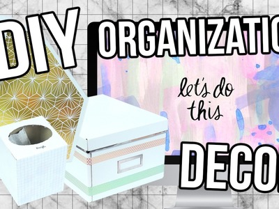 DIY Desk Organization Decor! Cheap & Easy!