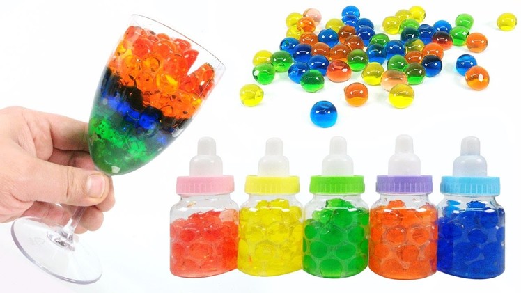 DIY Edible Rainbow Water drop Orbeez !! Water balls Jelly