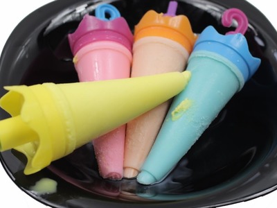 DIY How To Make Colors Milk Stick Icecream Umbrella Learn Colors Jelly Color Lego Block