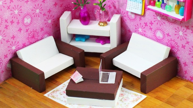 DIY Miniature Dollhouse Furniture - simplekidscrafts