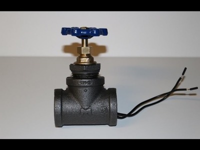 DIY Pipe Lamp Switch made with water faucet handle