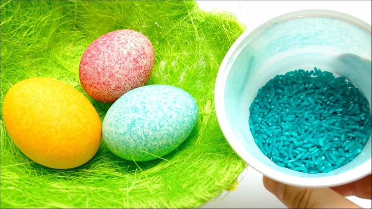DIY - Rice Easter Egg Coloring - Shake It