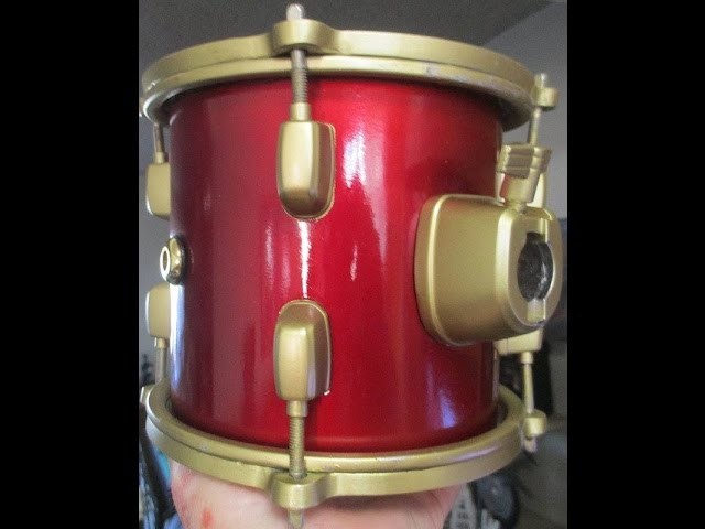 How To Build 6 Inch Rack Tom Drum DIY Do It Yourself An Octoban PVC Pipe Make Drums Create Home Made