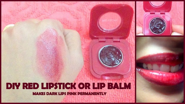 How to get rid of dark lips permanently by using DIY beetroot lipstick or lip balm at home