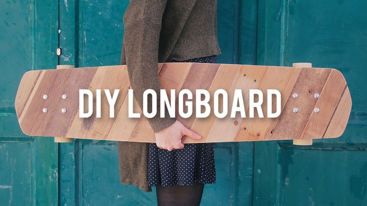 How to make a Longboard with Pallet wood - DIY