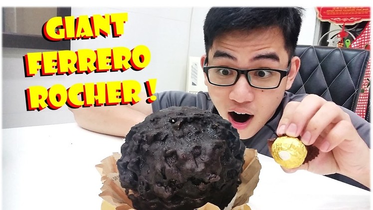 How To Make Giant Ferrero Rocher Bomb! (Easy Version)(Throwback Christmas.New Year Present)