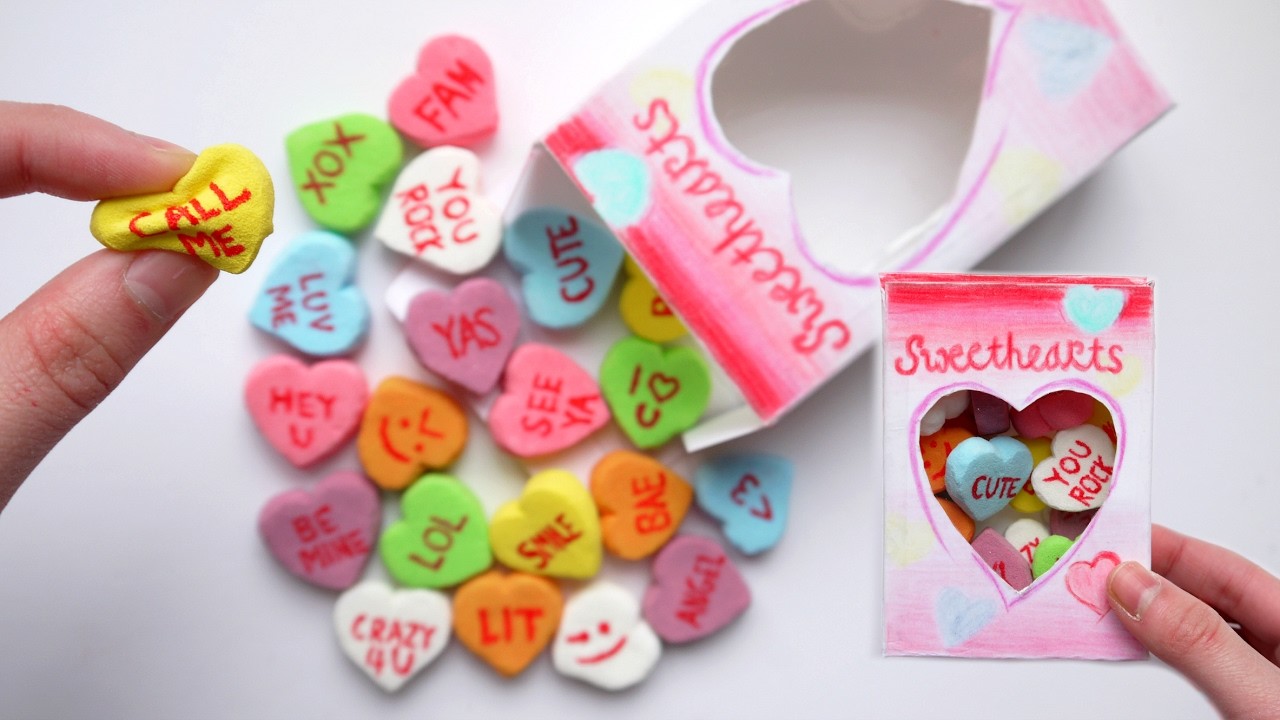 How To Make Squishy Conversation Candy Hearts Packaging Diy How To Make Squishy Conversation Candy Hearts Packaging Diy Homemade Tutorial