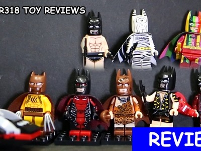 Lego DC SuperHeroes Batman Movie Zebra Rainbow Duo Le Pin Bootleg DLP9042 Review