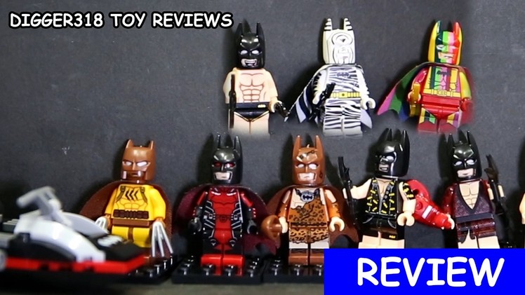 Lego DC SuperHeroes Batman Movie Zebra Rainbow Duo Le Pin Bootleg DLP9042 Review