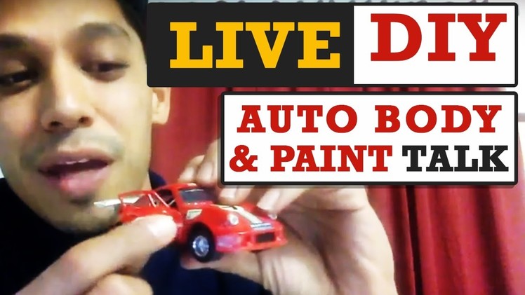 Live DIY Auto Body & Paint Talk (your questions answered) with Tony Bandalos