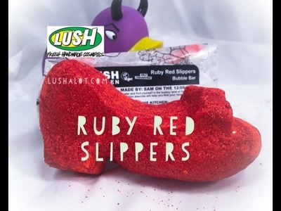Lush Christmas 2016 'Ruby Red Slippers' bubble bar
