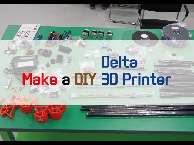 Make a DIY 3D Printer ( Delta, Kossel, anycubic)