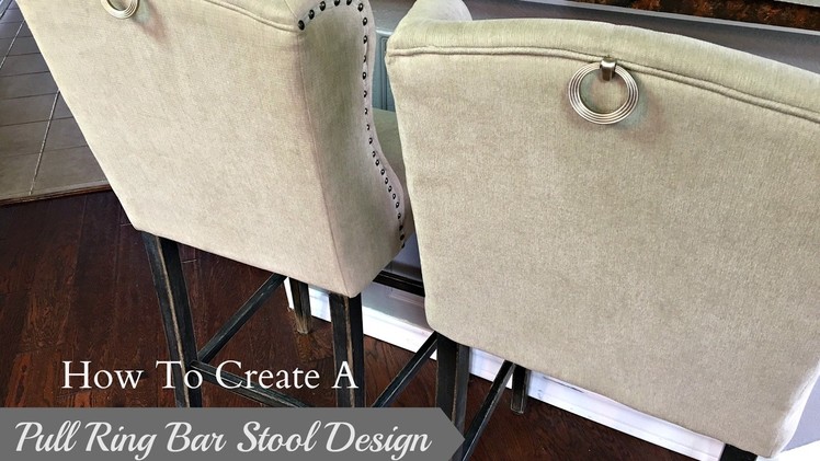 NEW DIY!  How To Create A Pull Ring Bar Stool Design