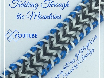 NEW Rainbow Loom TREKKING THROUGH THE MOUNTAINS Bracelet (Hook Only)