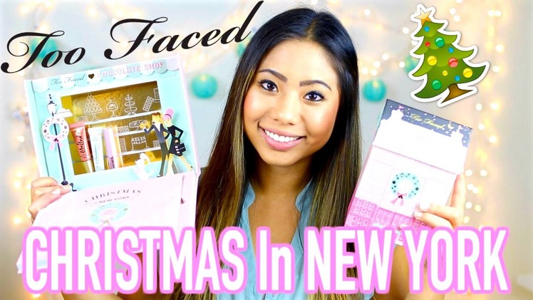 Too Faced Holiday 2016 SWATCHES & GIVEAWAY Christmas in New York !!
