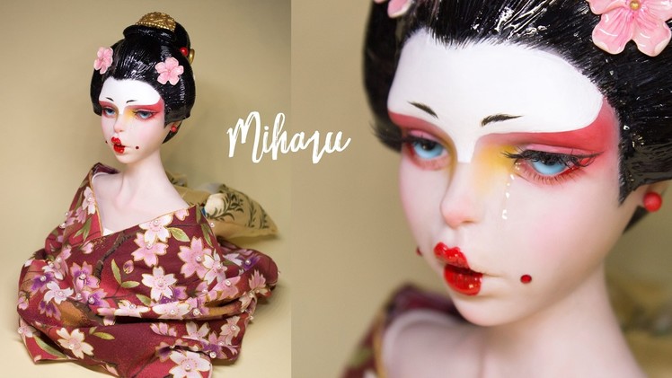 Updated 'MIHARU' Geisha Sculpture | Polymer Clay Tutorial