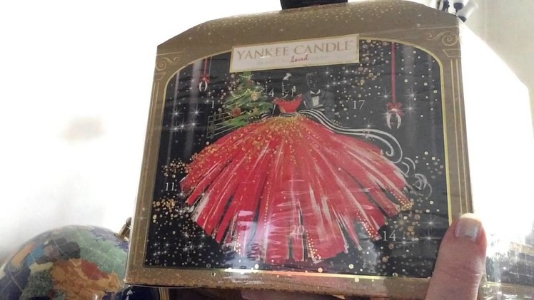Yankee Candle 2016 Christmas Advent Holiday Pavillion carousel & Melt Candle Haul