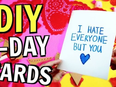 14 DIY VALENTINES DAY CARDS! Cheap, Easy & Last Minute! 2017