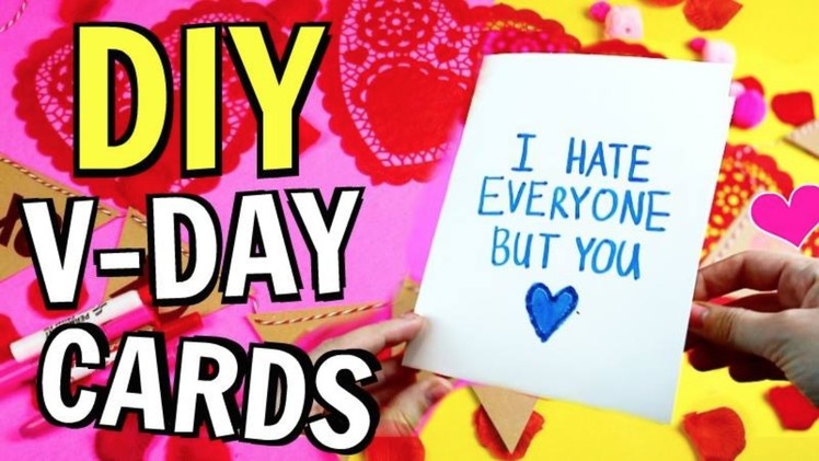 14 DIY VALENTINES DAY CARDS! Cheap, Easy & Last Minute! 2017