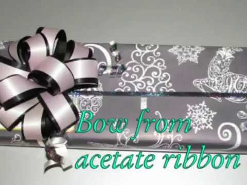 Acetate Ribbon Bow Tutorial