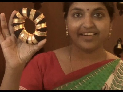 Complete tutorial on how to do traditional hairstyle for Bharatanatyam